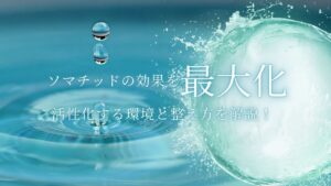 投稿についてもっと詳しく ソマチッドの効果を最大化するには？活性化する環境と整え方を解説！
