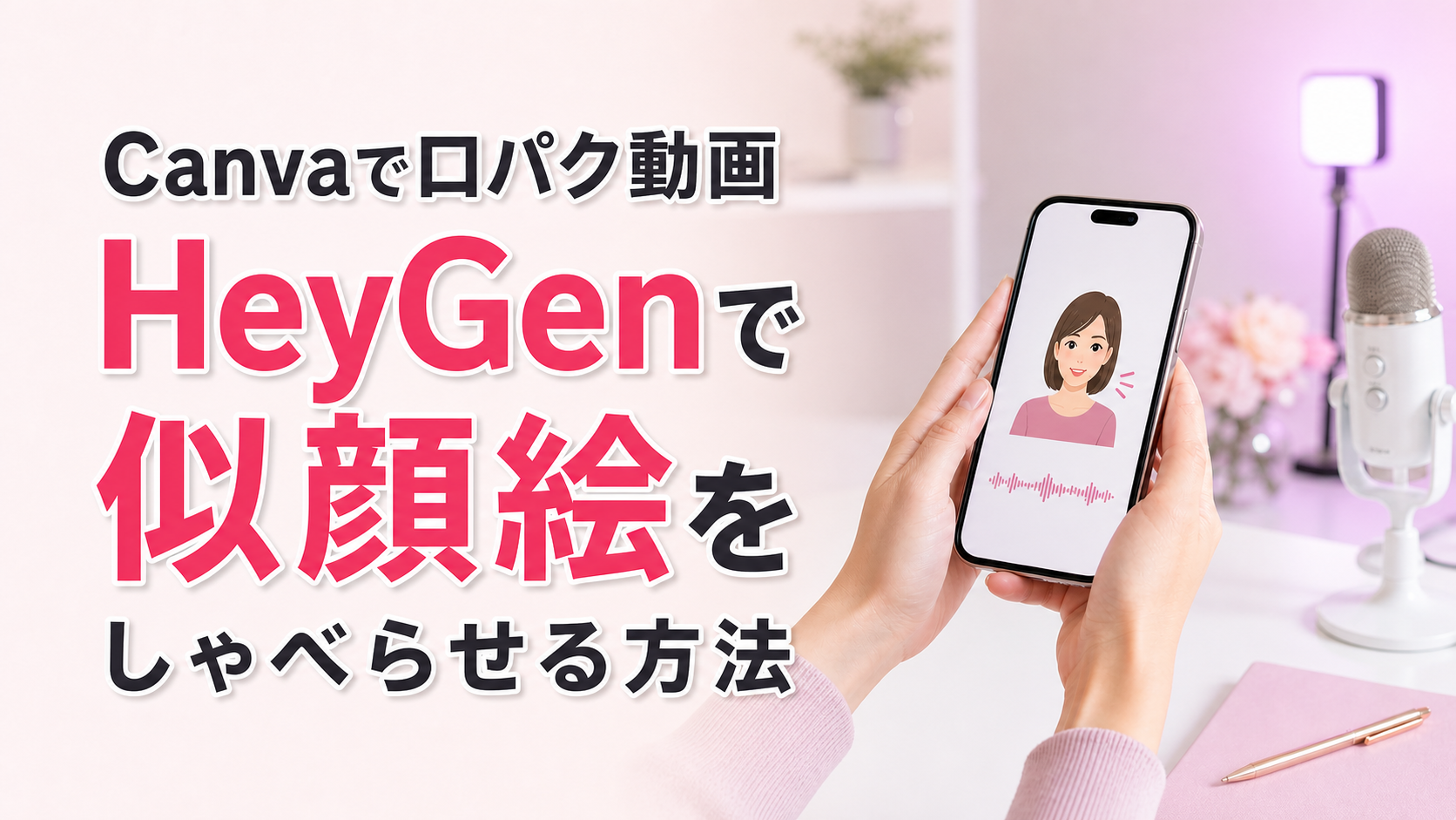 CanvaとHeyGenで口パク動画を作る方法